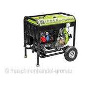 Zipper ZI-STE6700DH Generador Diésel 5 kW Inversor Noload Negro/Verde