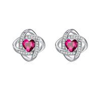 ZIPPICE Pendientes de tuerca de plata de ley 925 con diseño de nudo celta para mujer, joyería celta, regalos de cumpleaños, normal, Plata de ley, Sin piedra preciosa