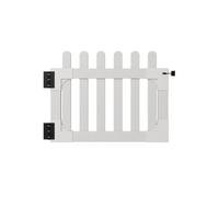 Zippity Outdoor Products ZP19004 Newport Vinyl Picket - Puerta sin Montar, 78.7 cm de Alto x 104.5 cm de Ancho, Color Blanco