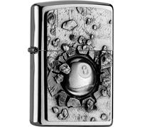 Zippo 200 Pl Billard-Design Black 8 Bola Mechero,Latón,Acero Inox. ,1 x 3,5 x 5