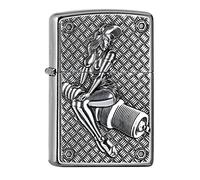 Zippo 2005727 Mechero, Latón, Chrom, 5.5 x 3.5 x 1 cm