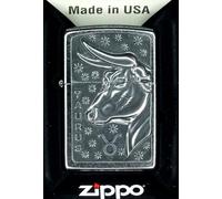 Zippo 2006501 PL 207 Taurus V19 - Mechero de latón, diseño 5,83,81,2