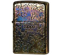 Zippo 2GI-Z5KARA Logotipo clásico arabesco chapado en oro oxidado en 5 lados grabado Japan Limited