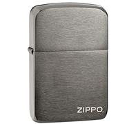 Zippo 1941 Replica Mechero, Metal, Negro Frio, 3.5x1x5.5 cm