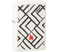 Zippo 60004364 - Mechero, latón, Base Wite Mate, único