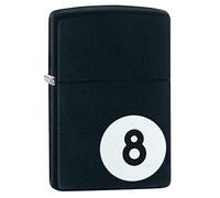 Zippo 8 Ball - Mechero (6 unidades), color negro mate