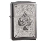 Zippo Ace Lighter - Mechero, Color Negro