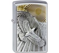 Zippo Águila Sol-Volar Encendedor 2003192 Encendedor De Gas, Latón