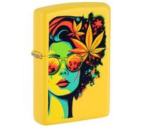Zippo Anne Stokes Collection - Mechero con diseño de búho, Cromo de Alto Pulido, rellenable, Reutilizable, Resistente al Viento, Caja de Regalo, Fabricado en Estados Unidos