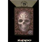 Zippo Anne Stokes-Black Matte-Spring 2017 Encendedor, Cromado, Plata, 5.8 x 3.8 x 2.0 cm