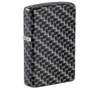 Zippo Carbon Fiber Color Pocket Lighter Mechero, 540 Farben Diseño de Fibra de Carbono, Tamaño único, 49356, 540 Color diseño de Fibra de Carbono.
