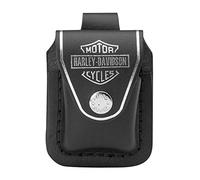 Zippo Mechero Ford Logotipo Ovalado Street Chrome – Rellenable, Resistente al Viento – Negro