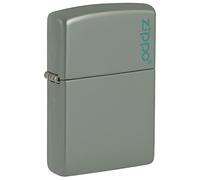 Zippo Classic Sage Zippo - Encendedor de Bolsillo con Logotipo