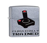 ZIPPO - Classically Trained Design - Color Image, Street Chrome™ - Mechero a Prueba de Viento, Recargable, en una Caja de Regalo