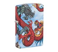 Zippo Encendedor, 540 Dragones de Lucha de Color, Normal (49354)