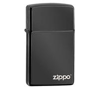Zippo Ebony Slim Logo - Mechero