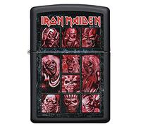 ZIPPO - Iron Maiden Design - Color Image - Black Matte - Mechero de tormenta, Recargable, en Caja de Regalo