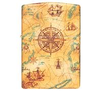 Zippo Encendedor a Prueba de Viento - Modelo Nautical - 540 Color, Multicolor - Recargable - Reutilizable - Diseño a Prueba de Viento - Caja de Regalo - Hecho en EEUU