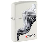 Zippo Encendedor a Prueba de Viento - Zippo Logos Design - Recargable - Estuche de Regalo - Metal - Hecho en EEUU