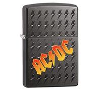Zippo PL 301FB Antique Copper Brass Mechero, Unisex, Gris AC/DC, Talla única