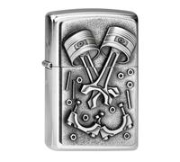 Zippo Encendedor de Turbina V2 Piezas del Motor Cromado Gasolina 2003987