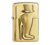 Zippo Encendedor Golden High Heels Encendedor De Tormenta De Gasolina