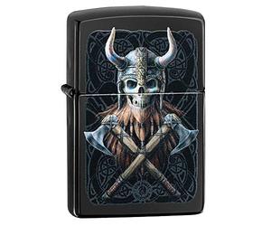 Zippo - Encendedor Resistente al Viento, Anne Stokes, Negro Altamente Pulido, Imagen en Color, Recargable, Reutilizable, diseño Resistente al Viento, Caja de Regalo, Fabricado en los Estados Unidos