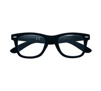 Zippo Gafas de lectura de tacto suave, hechos con marco de líneas suaves, ideal para hombres y mujeres, diopter +2.00, color negro