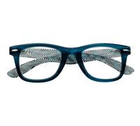 ZIPPO Gafas de lectura, hechas con un marco de líneas blandas, ideal para hombres y mujeres, diopter +1.00, color azul, varillas justas