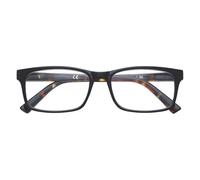 Zippo Gafas de lectura, hechas con un marco de líneas blandas, ideal para hombres y mujeres, diopter +1.50, color negro, cañas de demi