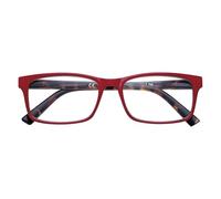 Zippo Gafas de lectura, hechas con un marco de líneas blandas, ideal para hombres y mujeres, diopter +2.00, color rojo, cañas de demi