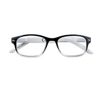 Zippo Gafas de lectura, hechas con un marco de líneas blandas, ideal para hombres y mujeres, diopter +2.00, color negro sombreado