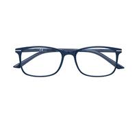 Zippo Gafas de lectura, hechas con un marco de líneas blandas, ideal para hombres y mujeres, diopter +2.50, marco azul delgado