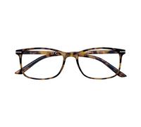 Zippo Gafas de lectura, hechas con un marco de líneas blandas, ideal para hombres y mujeres, diopter +3.50, marco delgado de demi -color