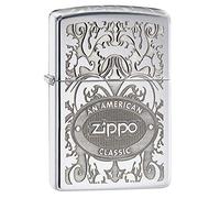 Zippo Gleaming Patina Lighter High Polished Cromo