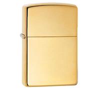 Zippo Heavy Wall High Armor Lighter Polish Brass - Mechero, Color High Polish Brass