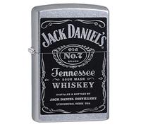 Zippo Jack Daniel'S Street Chrome Lighter - Mechero, Color Negro