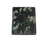 Zippo Leather Credit Card Holder Tarjetero 10 Centimeters Verde (Green Camouflage)