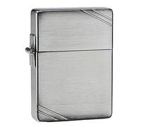 Zippo Encendedor 60001577 1935 Replica cromo cepillado con rayas