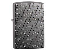 Zippo Armor 49173 - Mechero de Bolsillo con diseño geométrico, Color Negro