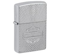 Zippo - Mechero con diseño de Tatuajes, Turquesa de Alto Pulido, láser 360 Grados, Recargable, Reutilizable, diseño Resistente al Viento, Caja de Regalo, Fabricado en Estados Unidos