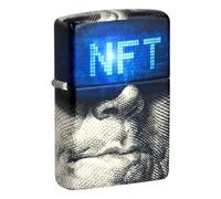 Zippo Mechero con diseño Iridiscente Mate, Modelo básico, Recargable, Reutilizable, diseño Resistente al Viento, Caja de Regalo, Fabricado en Estados Unidos