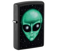 Zippo Mechero de tormenta - Cannabis, Black Matte, Black Light - Recargable - Reutilizable - Diseño Resistente al Viento - Caja de Regalo - Fabricado en Estados Unidos