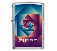 ZIPPO Mechero de tormenta Zippo Patterns, Color Image, Cromo Cepillado, Recargable, en Caja de Regalo