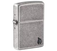 Zippo - Mechero, diseño de Calavera de azúcar de Mujer, Negro Mate, Proceso “Black Light”, Recargable, Reutilizable, Resistente al Viento, Caja de Regalo, Fabricado en Estados Unidos