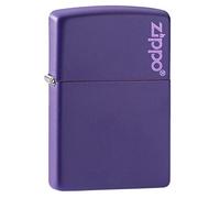 Zippo PL237 Logo Briquet, Unisex-Adult, Purple Matte, Normal