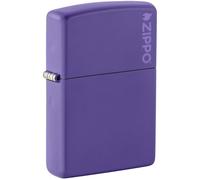 Zippo PL237 Logo Briquet, Unisex-Adult, Purple Matte, Normal