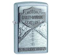 ZIPPO Mechero - Satin Chrome Harley-Davidson