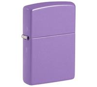 Zippo Mechero - Smoky Lavender, Base Model - Recargable - Reutilizable - Diseño Resistente al Viento - Caja de Regalo - Hecho en EE. UU.