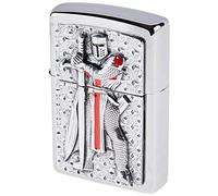 Zippo Feuerzeug Templer II - 200 Collection 2019 - 2005918 - 55,00 €, Cromo, Plata, Talla única